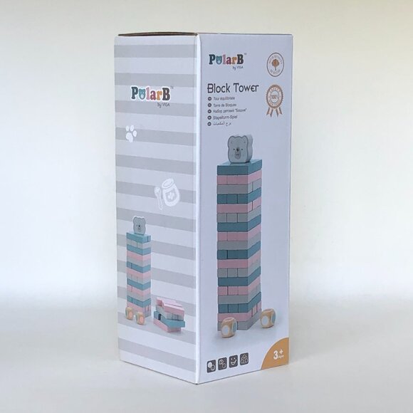 New in Box Viga Polar B Jenga and Tetra Tower Balance Stacking Blocks - Picture 10 of 11